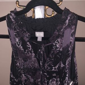 Purple and Black Converse dress